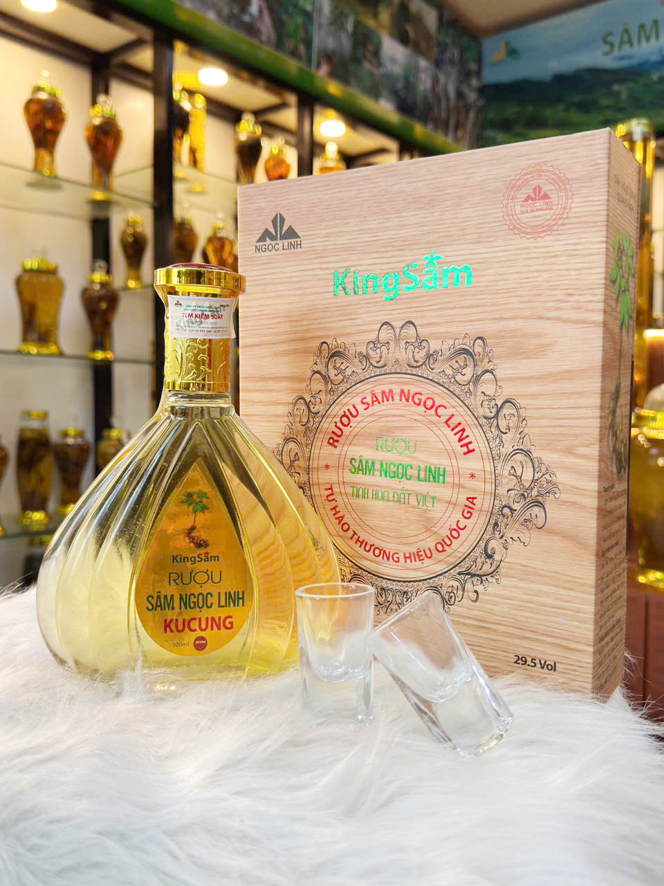 Rượu Sâm Ngọc Linh Kucung (500ml)